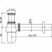 Сифон для умивальника Alcaplast A431