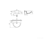 Умивальник Cersanit PRESIDENT 60