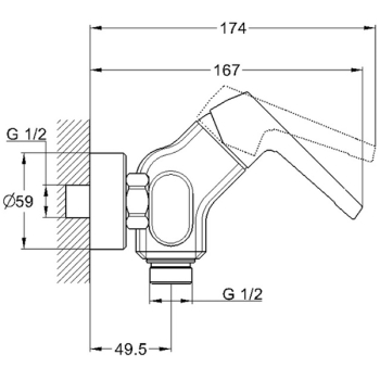Змішувач для душу G-lauf LEF5- A232