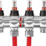 Коллектор с расходомерами Raftec 1'х4