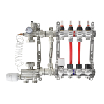 Коллектор с расходомерами Raftec 1'х4