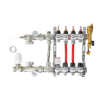 Коллектор с расходомерами Raftec 1'х4