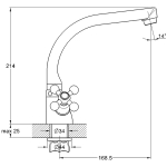 Змішувач для кухні G-lauf QTZ4- D827