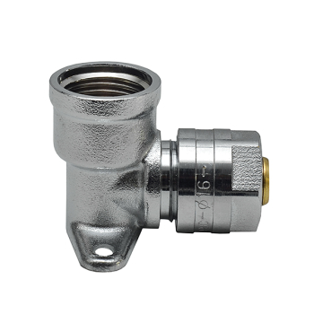 Коліно Raftec ВВ 16x1/2' UVL-1601 з вушками