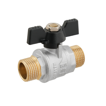 Кран кульовий Raftec BLACK PN50 ЗЗ 1/2’’ метелик DRB1111