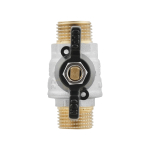 Кран кульовий Raftec BLACK PN50 ЗЗ 1/2’’ метелик DRB1111