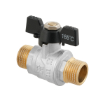 Кран кульовий Raftec BLACK PN50 ЗЗ 1/2’’ метелик DRB1111