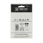 Кран кульовий Raftec RED PN40 ВВ 3/4 ' CBB-02