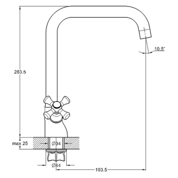 Змішувач для кухні G-lauf QML4- C827