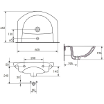 Умывальник Cersanit LIBRA 60