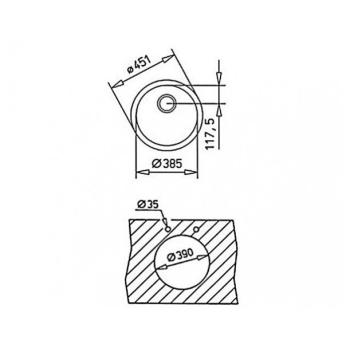 Мийка для кухні TEKA BE 390 Нержавійка