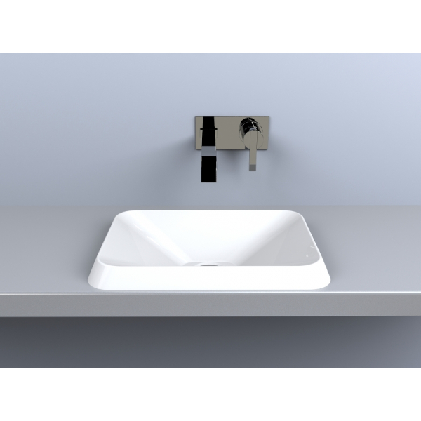 Умывальник Miraggio ALBENA  450 белый глянец + перелив