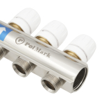 Коллектор PLM 1'x3/4' 8 выходов с термоклапанами и расходомерами PBMF108