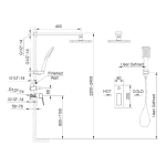 Змішувач душа Imprese Grafiky ZMK041807110