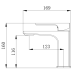 Смеситель для умывальника VENTA BS145MC
