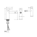 Змішувач для біде VENTA VS202NS