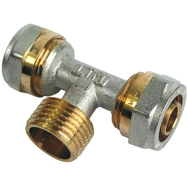 Трійник нерозбірний ЭКО ЗЗ 26x1'x26мм