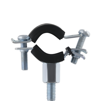 Хомут трубний Raftec ((гайка (М8+10)+шуруп) 3/4' (26-28) RHO-2628