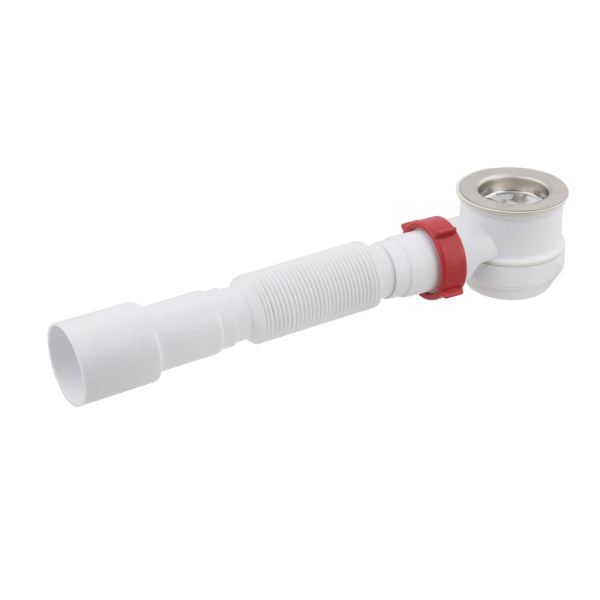 Сифон для душевого поддона PLM 1 1/2' и гофротрубой 40x40/50