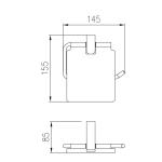 Тримач для туалетного паперу VENTA V140C хром