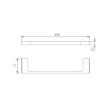 Держатель для полотенца VENTA V160C хром