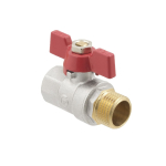 Кран кульовий PLM BASE ВЗ 3/4' метелик PV12