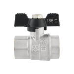 Кран кульовий Raftec BLACK PN50 ВВ 1/2' метелик DRB1