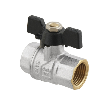 Кран кульовий Raftec BLACK PN50 ВВ 1/2' метелик DRB1