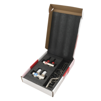 Колектор PLM 1'x3/4' 2 виходи з термоклапанами та витратомірами PBMF102