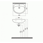 Умывальник Kolo Solo 60