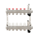 Колектор PLM 1'x3/4' 5 виходів з повітровідвідником з термоклапанами без євроконусів