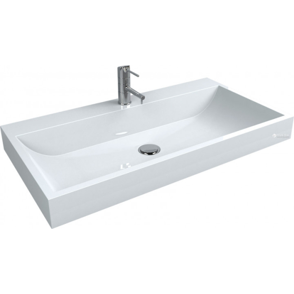 Умывальник Miraggio VARNA 800 белый глянец + перелив