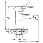 Змішувач для біде G-lauf NUD2- A045
