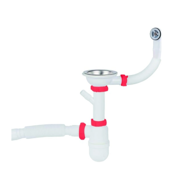 Сифон для миття PLM 3 1/2'x40 з різьбовим випуском/з гофротрубою 40x40/50 PM 40 SF 20 07