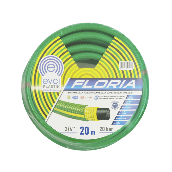 Шланг для полива EVCI FLORIYA ф3/4'x2,5 мм, L= 20 м