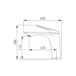 Змішувач для умивальника VENTA BF105MC