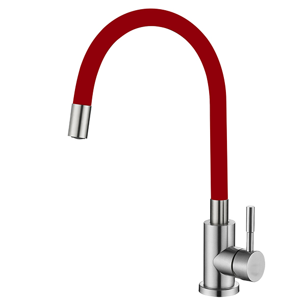 Змішувач для кухні VENTA з гнучким виливом VA3011E-Red