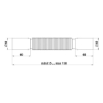 Гнучка труба Ani Plast K 404 40х40 мм