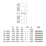 Фланець вільний PPR Ekoplastik 110x100мм PRI110NXXX