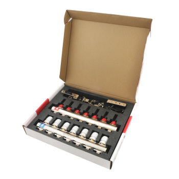 Колектор PLM 1'x3/4' 7 виходів з термоклапанами та витратомірами PBMF107