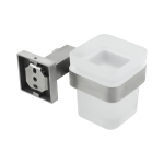 Стакан настінний VENTA матове скло V330N сатин