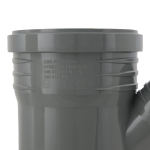 Тройник внутренний ASG HTR ф110х50мм x45°