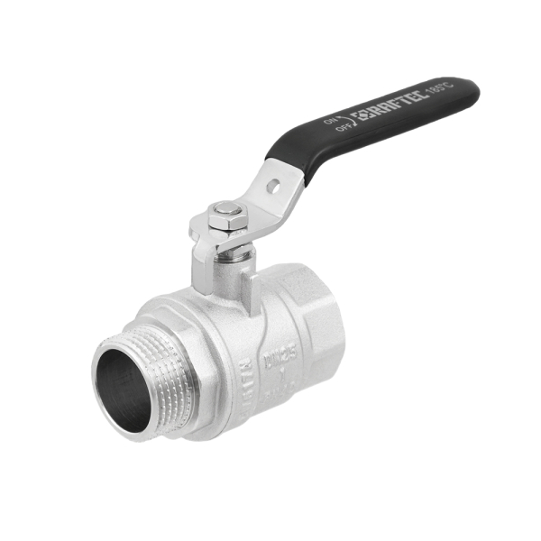 Кран шаровый Raftec BLACK PN40 ВН 1' DRH31