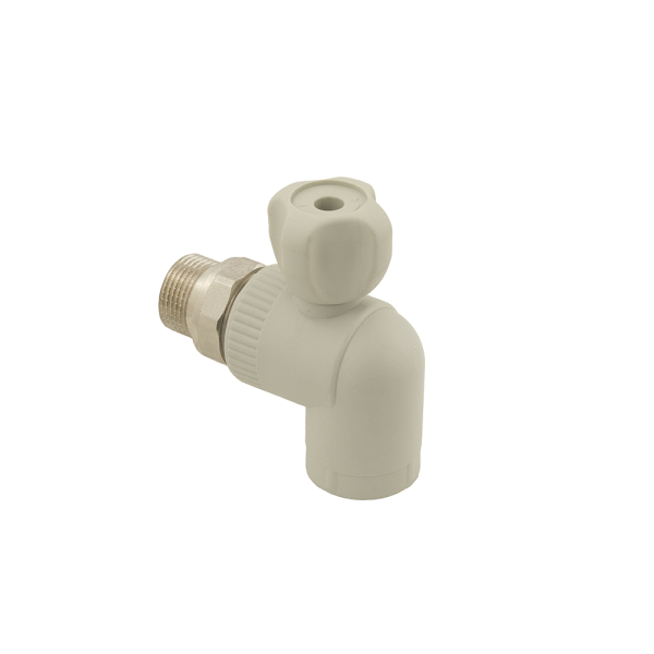 Кран радиаторный угловой PPR ASG PN20 НН 25мм 3/4' 1418252182