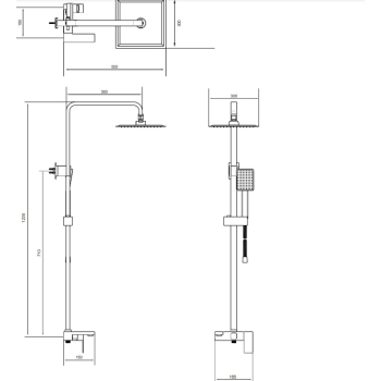Душова система VENTA VC623LS