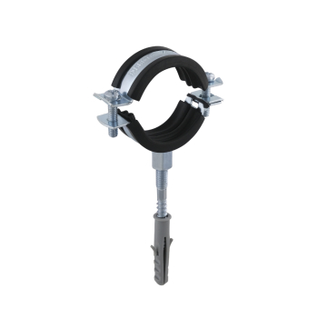 Хомут трубний Raftec ((гайка (М8+10)+шуруп) 1 1/4' (40-46) RHO-4046