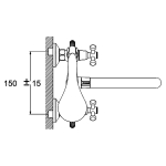 Смеситель для ванной G-lauf QST3- A827