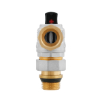 Кран кульовий з американкою кутовий Raftec GOLD PN64 ВН 1/2' GRDA01