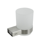 Стакан настінний VENTA матове скло V230N сатин