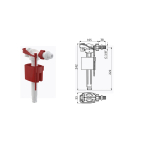 Впускний механізм Alcaplast A15-3 3/8'